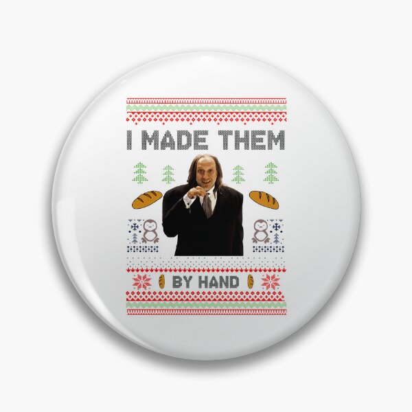 Item preview, I Made Them By Hand Funny Sweater Pattern Retro  designed and sold by cerima.