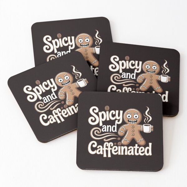 Item preview, Spicy and Caffeinated Holiday Coffee Lover Design designed and sold by Redgiant87x.