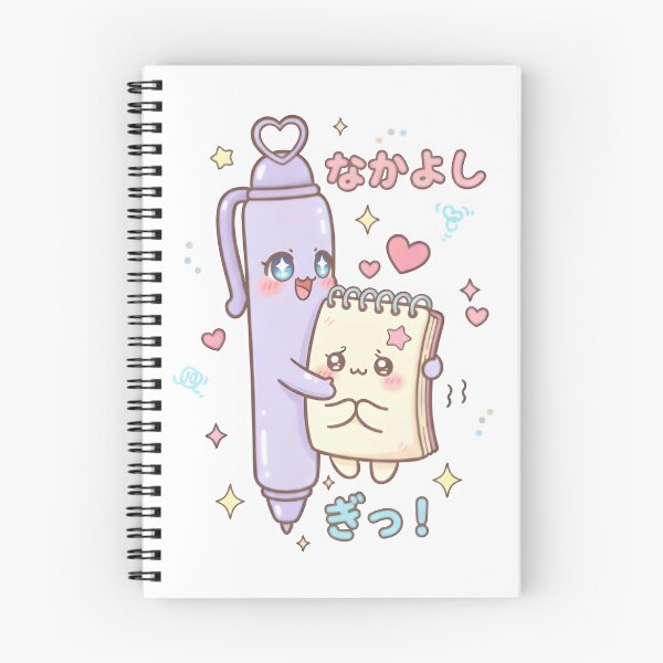 Item preview, Kawaii Pen & Notebook Buddies – Cute School Stationery Design designed and sold by Snackwear Apparel.