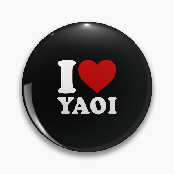 Item preview, I Love Yaoi Bold Heart Simple Clean Statement designed and sold by cerima.