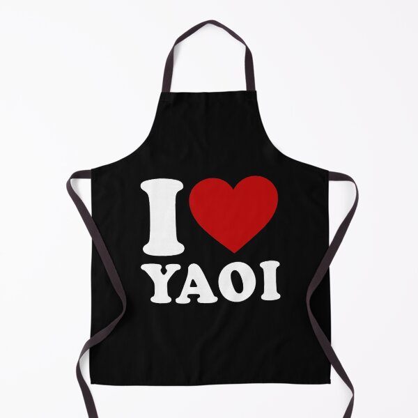 Item preview, I Love Yaoi Bold Heart Simple Clean Statement designed and sold by cerima.