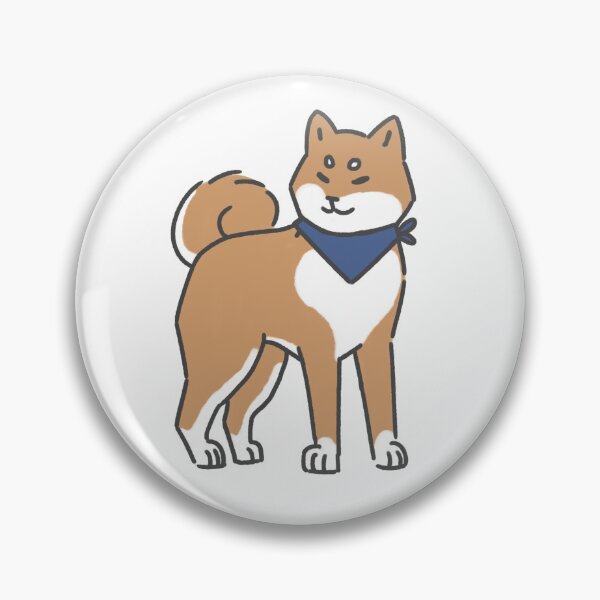 Item preview, Shiba Inu with blue neckerchief  designed and sold by Mothacles.