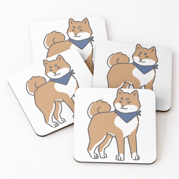 Item preview, Shiba Inu with blue neckerchief  designed and sold by Mothacles.
