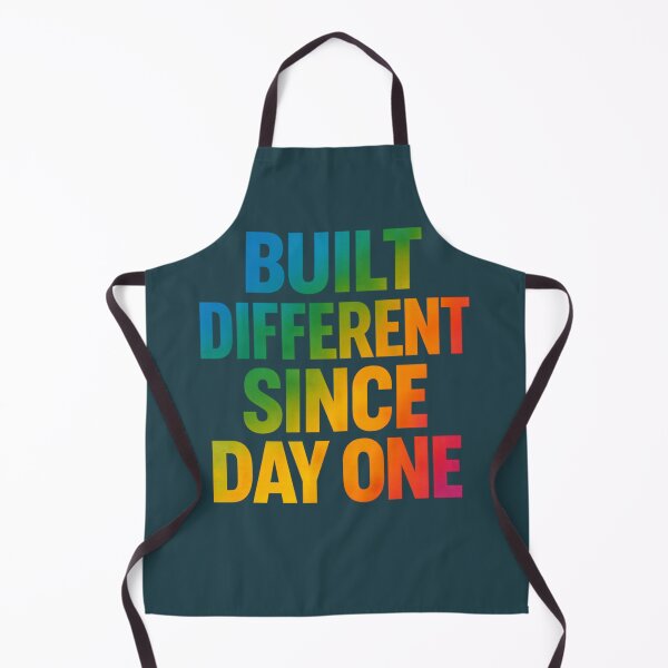Item preview, Built Different Since Day One Bold Gradient Art designed and sold by ArtComixHaven.