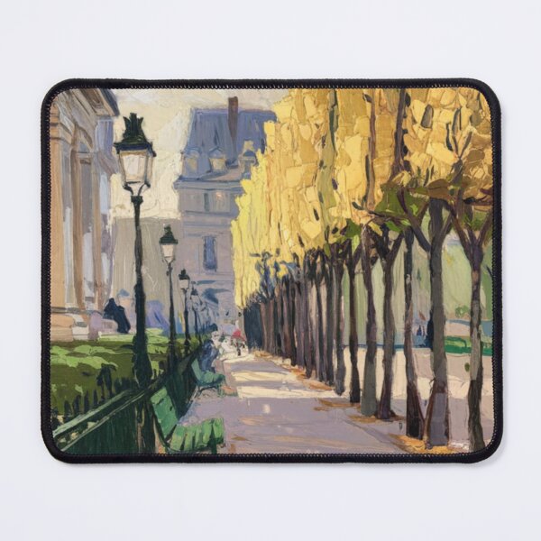 Item preview, Paris Autumn Promenade | Impressionist French Painting by Carraann designed and sold by CARRAANN.