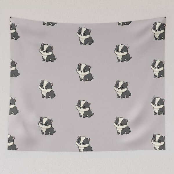Item preview, Cute Baby Badger Cartoon With Big Eyes designed and sold by LightArt25.