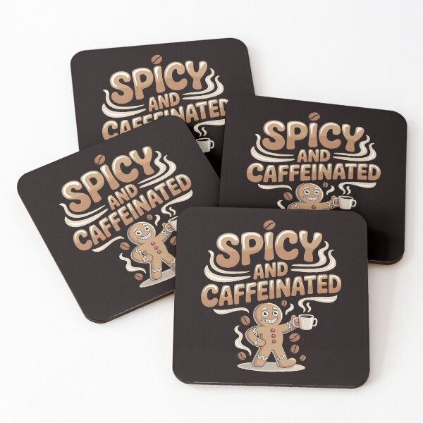 Item preview, Spicy and Caffeinated Christmas Gingerbread Coffee Art designed and sold by Redgiant87x.