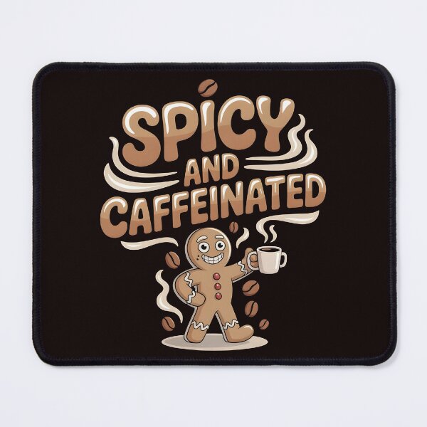 Item preview, Spicy and Caffeinated Christmas Gingerbread Coffee Art designed and sold by Redgiant87x.