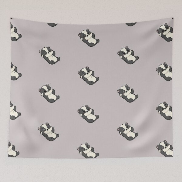 Item preview, Cute Baby Badger Cartoon With Big Eyes designed and sold by LightArt25.
