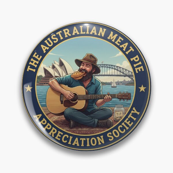 Item preview, The Meat Pie Musician designed and sold by The Australian Meat Pie Appreciation Society.