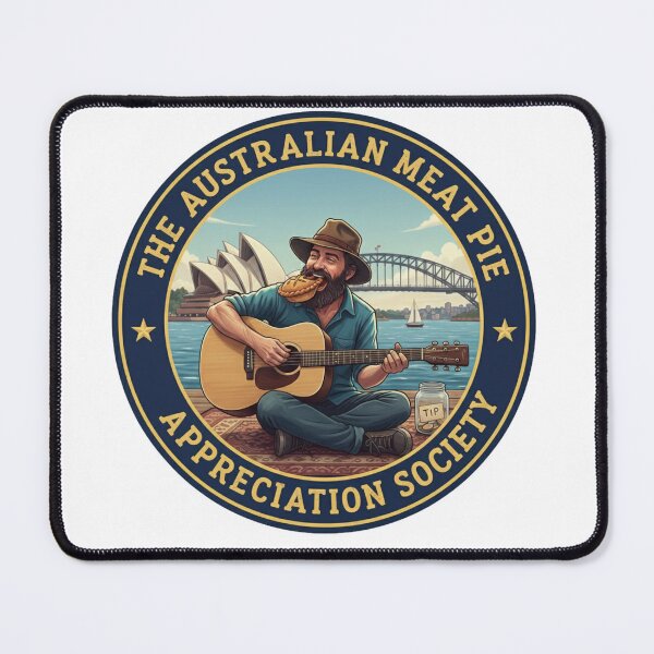 Item preview, The Meat Pie Musician designed and sold by The Australian Meat Pie Appreciation Society.