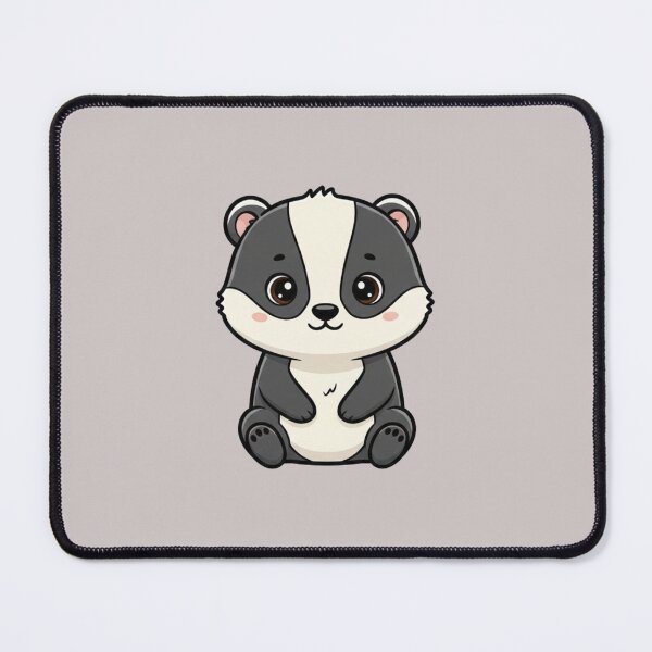 Item preview, Cute Baby Badger Cartoon With Big Eyes designed and sold by LightArt25.
