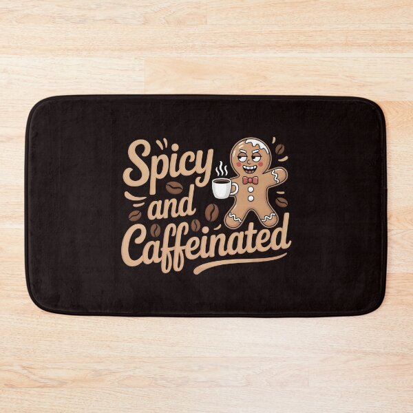 Item preview, Spicy and Caffeinated – Holiday Humor for Coffee Lovers designed and sold by Redgiant87x.