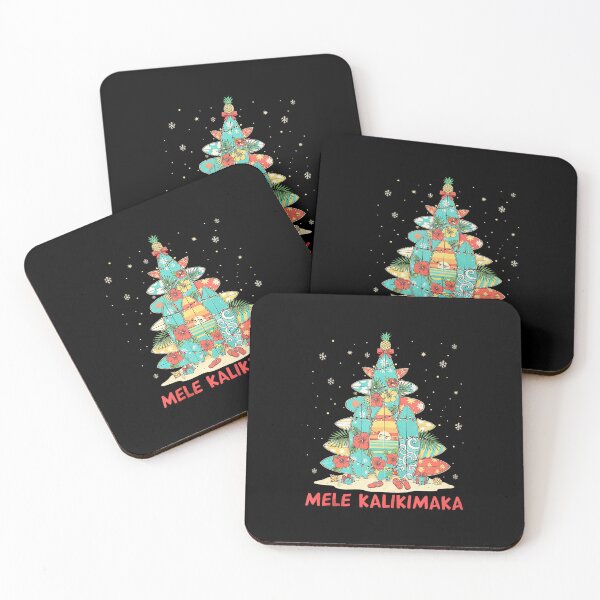 Item preview, Hawaiian Surfboard Christmas Tree Mele Kalikimaka designed and sold by najaks.