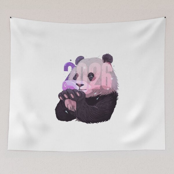 Item preview, Panda Holding VR Headset 2026 – Futuristic Tech Art with Eye Detail. designed and sold by printeGear.