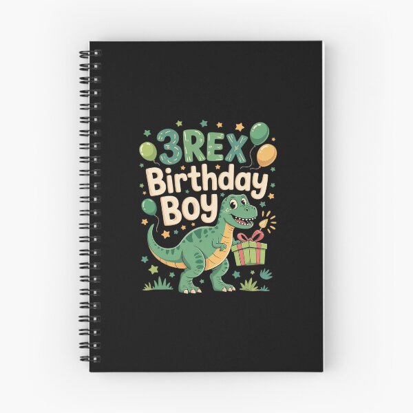 Item preview, Three Rex 3Rd Birthday Boy Third T-Rex Dinosaur 3 Year Old  designed and sold by BeetleMalon.