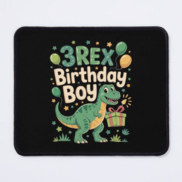 Item preview, Three Rex 3Rd Birthday Boy Third T-Rex Dinosaur 3 Year Old  designed and sold by BeetleMalon.