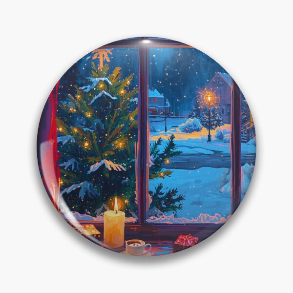Item preview, Christmas Tree by the Window designed and sold by Sugar & Steam Studio.