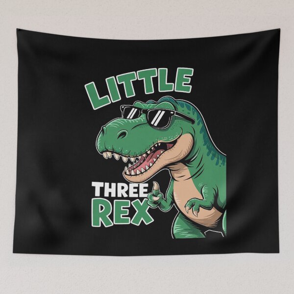 Item preview, Three Rex 3rd Birthday Kids Third Dinosaur 3 Year Old  designed and sold by BeetleMalon.