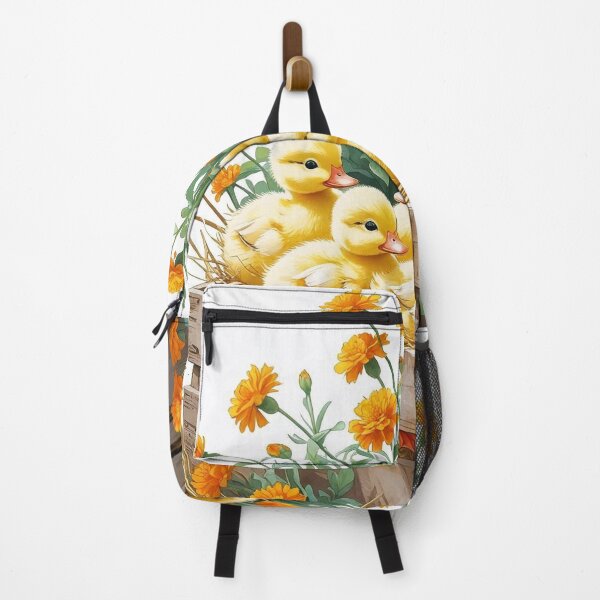 Item preview, Ducklings & Marigolds – A Barnyard Morning Scene designed and sold by Deezyned.