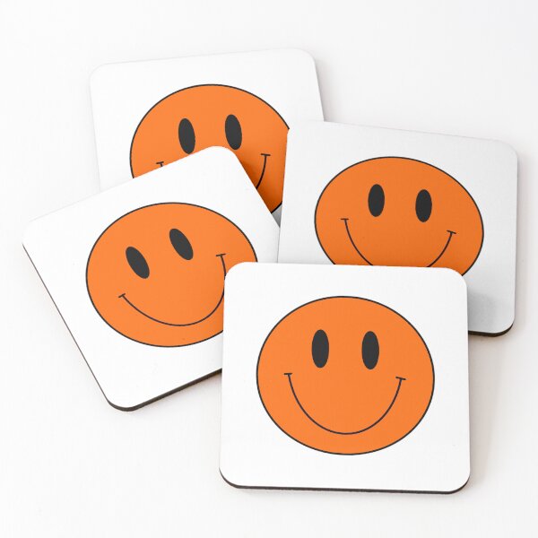 Item preview, orange classic smiley face designed and sold by laribot.