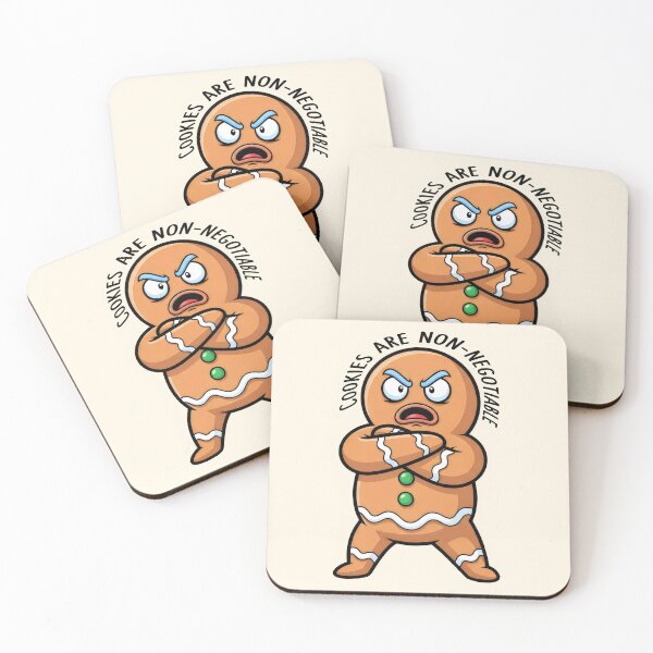Item preview, Angry Gingerbread Man Cookies Are Non Negotiable designed and sold by Animepic222.