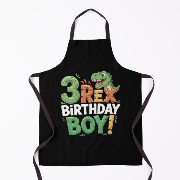 Item preview, Three Rex 3rd Birthday Third Dinosaur 3 Year Old Party  designed and sold by lilLilaBatArt.