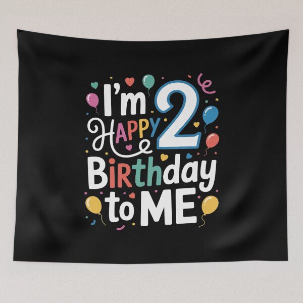 Item preview, Two 2yr 2th Birthday Happy Birthday Boy 2 Years Old  designed and sold by BeetleMalon.