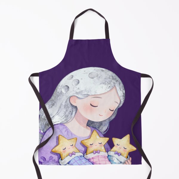 Item preview, Moon Cradling Stars designed and sold by HappySproutArt.