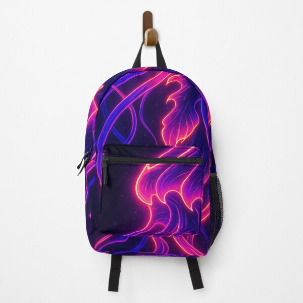 Item preview, Neon Jellyfish – Glowing Cyber Ocean Art designed and sold by GolabMagic.