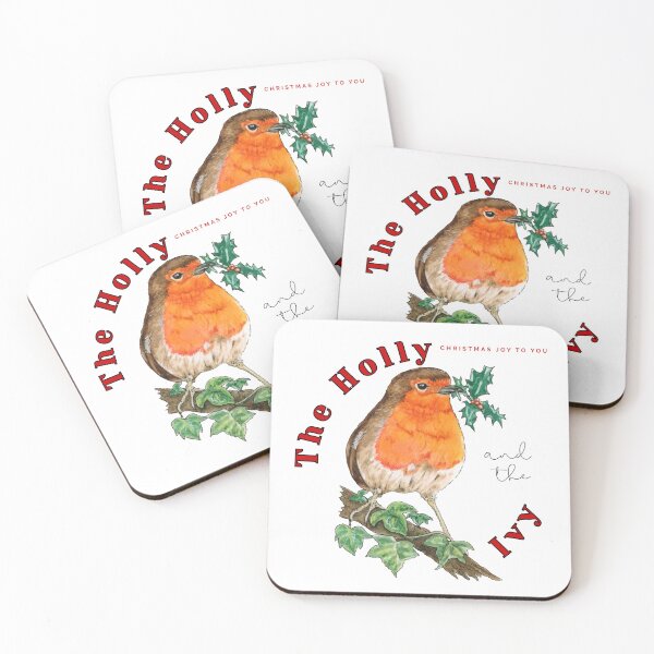 Item preview, Robin - The Holly and the Ivy designed and sold by  Custodians of Nature by Amanda C.
