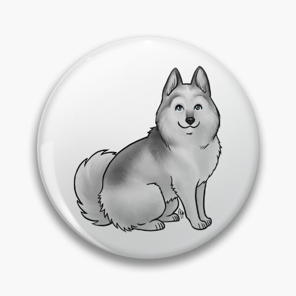 Item preview, Dog - Pomsky - Blue and White designed and sold by Jennifer Stolzer.