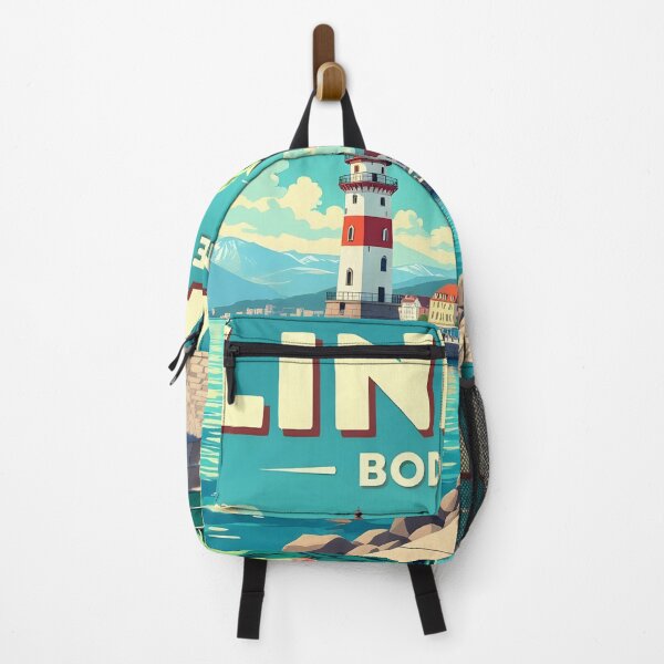 Item preview, Lindau, Lake Constance: Vintage-Style Painterly Travel Poster designed and sold by LSVart.