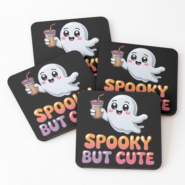 Item preview, Adorable Ghost Drink Design – Halloween Charm in Pastel Colors designed and sold by SoftyDesigns.