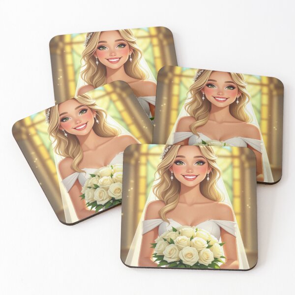 Item preview, Beautiful Blonde Bride In The Church designed and sold by ArtQueen777.