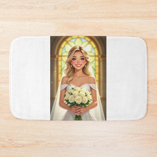 Item preview, Beautiful Blonde Bride In The Church designed and sold by ArtQueen777.