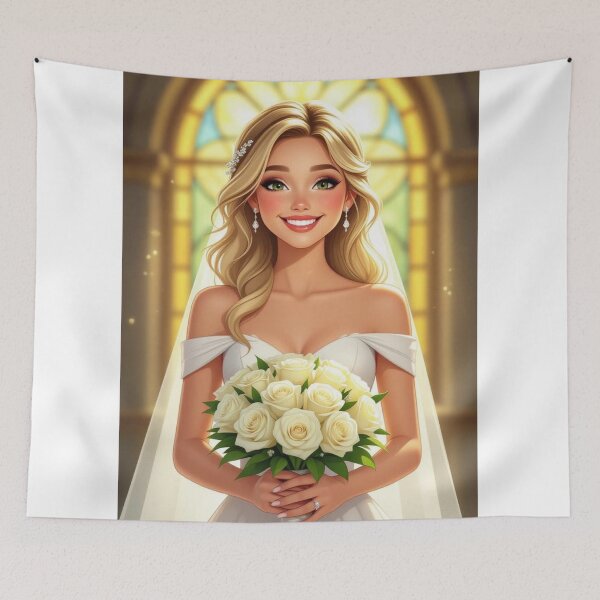 Item preview, Beautiful Blonde Bride In The Church designed and sold by ArtQueen777.