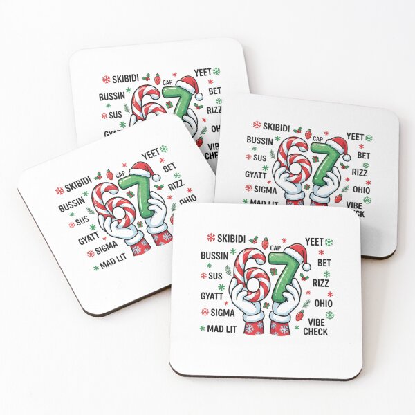 Item preview, Trending Six Seven Meme 6 7 Christmas 67 designed and sold by iam8lu3.