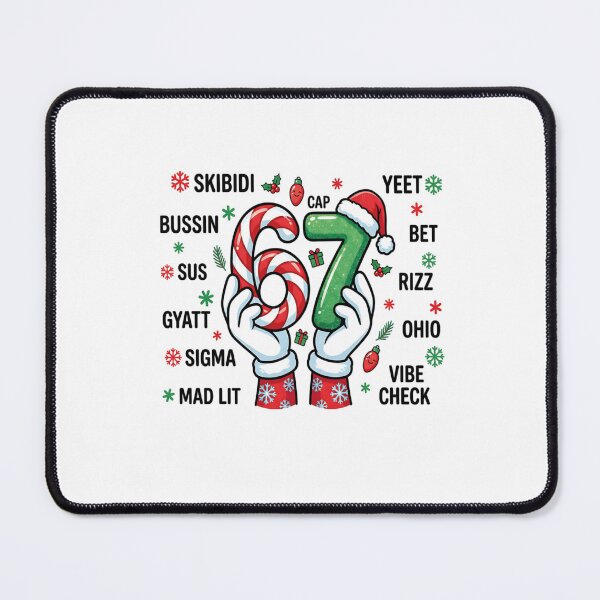 Item preview, Trending Six Seven Meme 6 7 Christmas 67 designed and sold by iam8lu3.