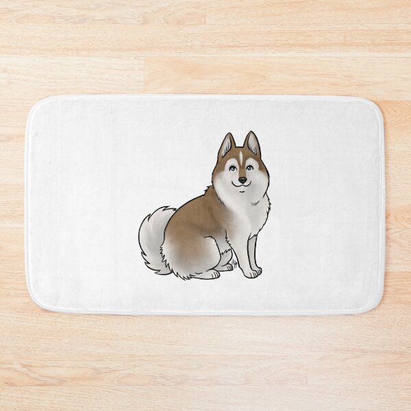 Item preview, Dog - Pomsky - Chocolate and White designed and sold by Jennifer Stolzer.