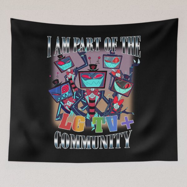 Item preview, Retro Vox LG TV+ Hazbin Hotel designed and sold by misslouve23.