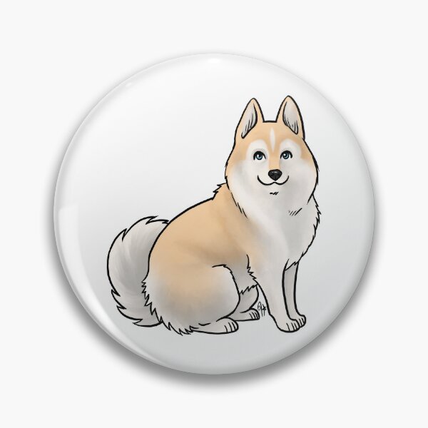 Item preview, Dog - Pomsky - Cream and White designed and sold by Jennifer Stolzer.