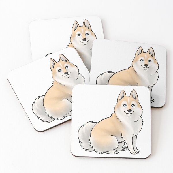 Item preview, Dog - Pomsky - Cream and White designed and sold by Jennifer Stolzer.