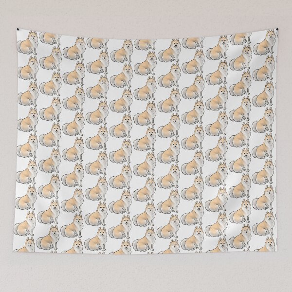 Item preview, Dog - Pomsky - Cream and White designed and sold by Jennifer Stolzer.