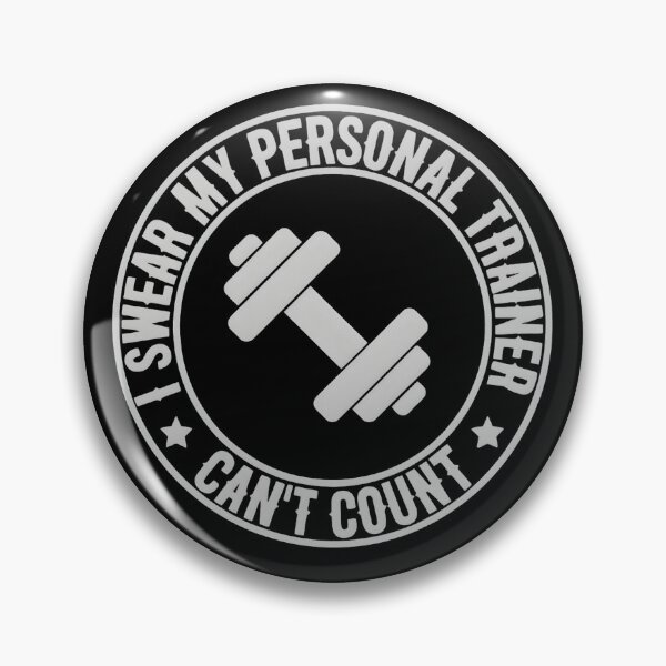 Item preview, I Swear My Personal Trainer Can’t Count Funny Gym Fitness designed and sold by hemagamo.