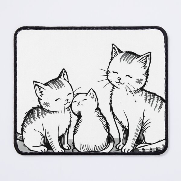 Item preview, Cat family designed and sold by Bauldelasnenas.