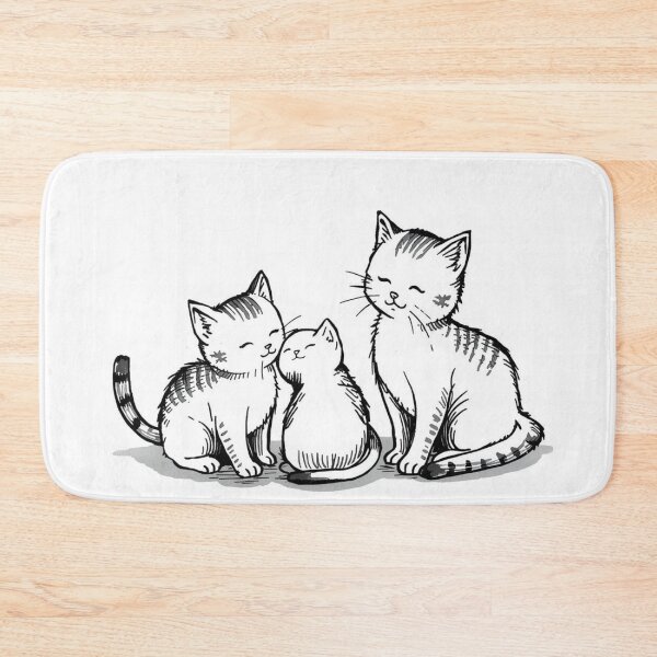 Item preview, Cat family designed and sold by Bauldelasnenas.