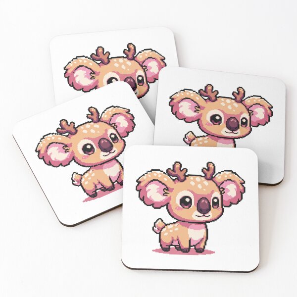 Item preview, Cotton Koala-Fawn Hybrid – Soft Pastel Kawaii Pixel Creature designed and sold by Pixel Girl Aesthetic Studio.
