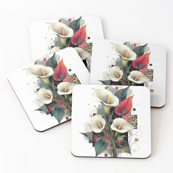 Item preview, “Calla Currents in a Grid of Whimsy” designed and sold by bloorose.