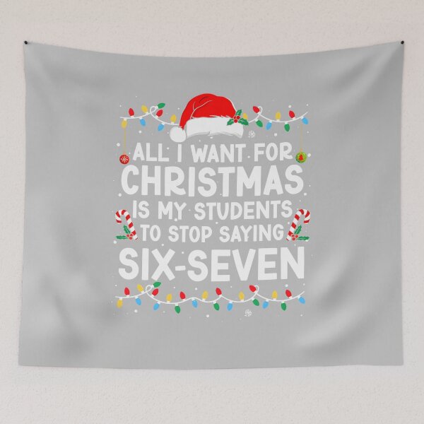 Item preview, Students Saying 6-7 67 Six Seven Meme Teacher Christmas designed and sold by FrankIsabel.